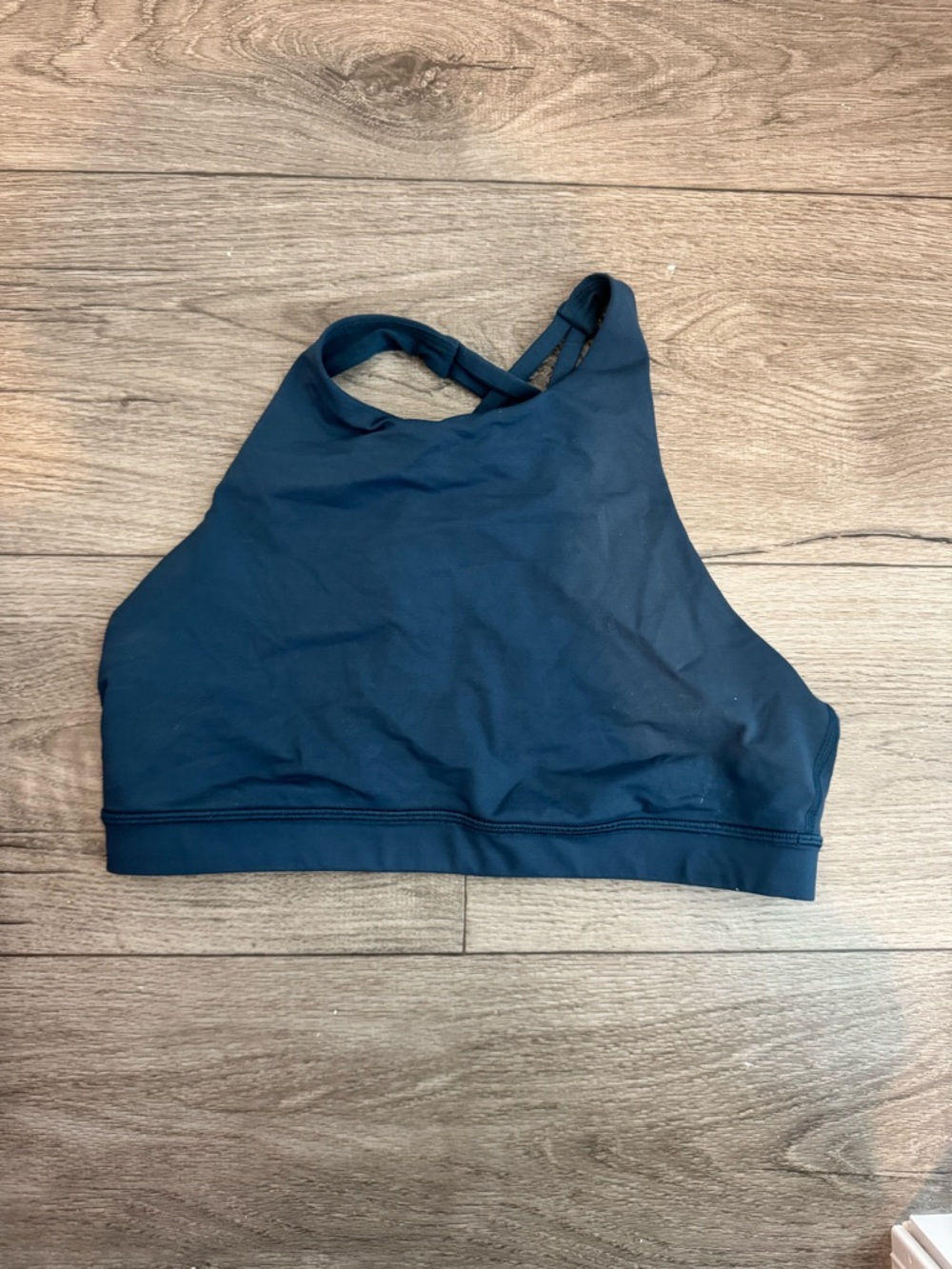 lululemon athletica High-Neck Sports Bra in Deep Navy